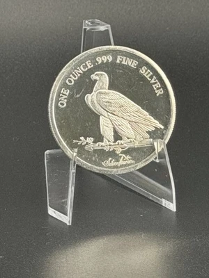 Vintage Eagle Silver Round 1 oz .999 Fine Silver Liberty Rare USA Coin EAGLE - Bild 1 von 4