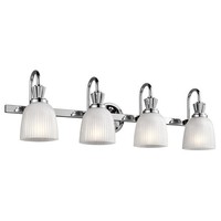 Chrom Badezimmerlampe Klassisch Wandleuchte Leuchter 4 X 320Lm IP44