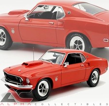 ACME A1801890 1:18 1969 FORD MUSTANG 600 (FLOWER POWER RED) L.E. 300