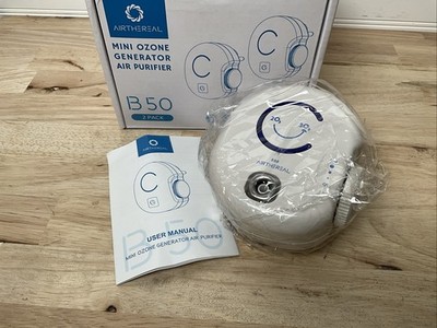 SINGLE Airthereal B50 Mini Ozone Generator Air Purifier Odor Remover OPEN BOX