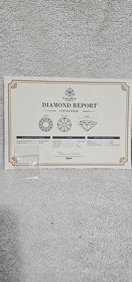 Diamond, Round Brilliant Cut, Color D, Clarity VS1-2pcs