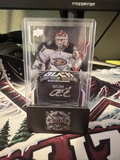 2023-24 SPx - Ud Black Lustrous Rookie Signatures Olle Eriksson Ek #LRA-OE /299 