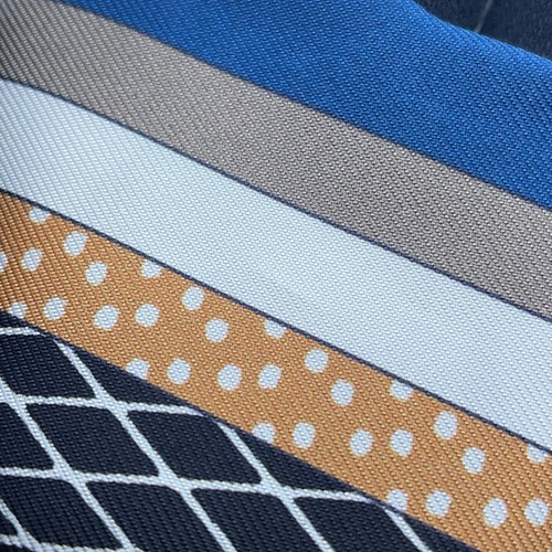 HERMES Twilly Grand Theater Nouveau Silk100% Black/Etoupe/Terracotta - Picture 5 of 9