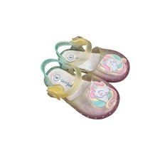 Cat Jack Toddler Girls Unicorn Jelly Sandals Ombre Pink Teal Size 6