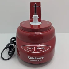 Cuisinart DLC-2A Motor Base Only Red Mini Prep Plus Food Processor OEM