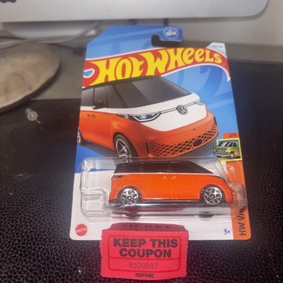 2024 Hot Wheels Volkswagen ID. Buzz (202/250) ORANGE - HW Vans #2/5