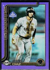 2025 Topps Pro Debut #PD-137 Lisbel Diaz Purple Foil #/299