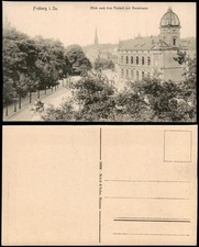 Ansichtskarte Freiberg (Sachsen) Postamt Hornstraße 1914