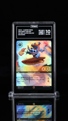 Stitch - Carefree Surfer graded TAG 10 for sale on eBay