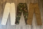 Lot of 3 Polo Ralph Lauren Dress Pants Camo/khaki/Corduroy Youth Size: 20 EUC!
