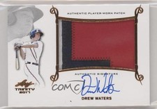 2017 Leaf Trinity Bronze Holofoil Spectrum Drew Waters #PA-DW1 Patch Auto 00bo
