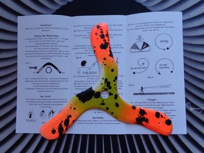 BUMERANG Rechtshänder Modell handgefertigt BOOMERANG ( Kids )  Snail 3