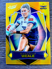 2026 NRL SELECT 'LUMINOUS' TRADING CARD - MAKENZIE WEALE/COWBOYS