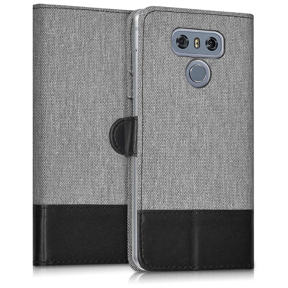 Custodia porta carte per LG G6 cover simil pelle - Immagine 2 di 4