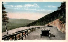 MOHAWK TRAIL, TURN, Tichnor Bros. Inc., Boston, Mass. Postcard