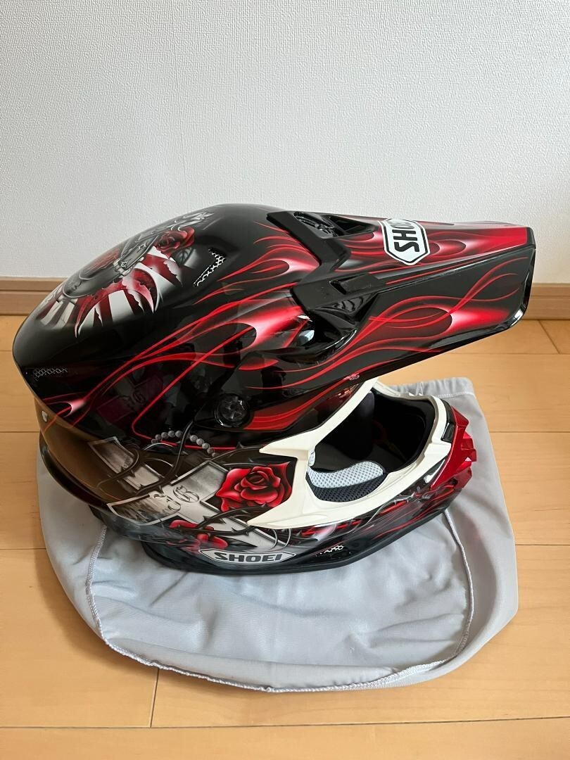 VFX-W GRANT color ：TC-1 (RED/BLACK) Shoei VFX-W, GRANT RED, TC-1, XL size full-face helmet for