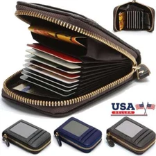 Lock Slim Wallet Secure Men Women RFID Blocking Money Credit Card Holder Wallets