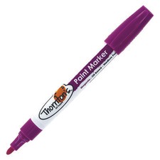 12 Thornton's Oil-Based Paint Marker For Car Tire Tread Rubbers Medium Magenta