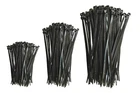 100 x Cable Ties Weather Resistant UV Stabilised Black Various Sizes and Quantities