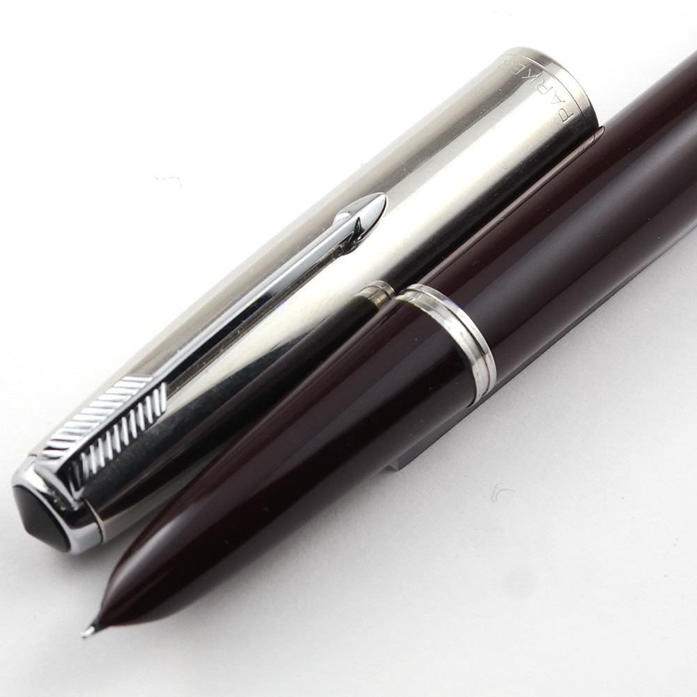 Parker Vintage 51 Aerometric Burgundy Fountain Pen | eBay