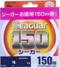 Seaguar 150 Fluoro Carbon Fishing Leader 150m Size Selectable