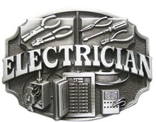 Electrician Belt Buckle Metal BU61