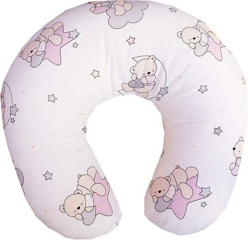 Amilian - Cuscino per allattamento, per gravidanza e per chi dorme sul fianco, con imbottitura per bambini piccoli, con rivestimento: cuscino da gravidanza di 170 cm