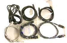 Lot of 6 HDMI Cables NEW & USED 12'- 6'- & 3' Various Brands