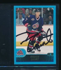 2001 Topps #264 Deron Quint Columbus Blue Jackets Signed Autograph (DK36) SWSW6