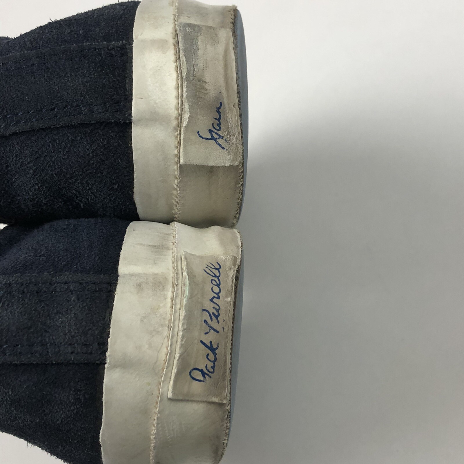 Vtg Converse Jack Purcell Shoes Made USA Navy Blue Me… Gem