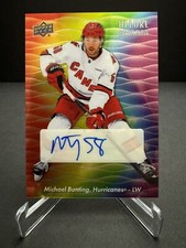 2023-24 Upper Deck Allure Michael Bunting Color Flow Auto