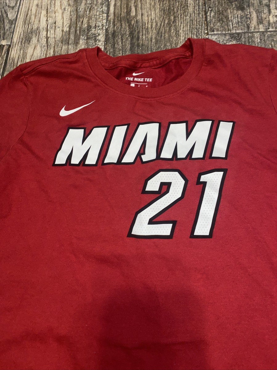 Nike Dri Fit NBA Miami Heat 21 Hassan Whiteside Basketball Shirt