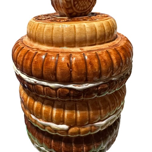 Tarro de galletas vintage Royal Sealy Japón pila de galletas bote - Imagen 6 de 10