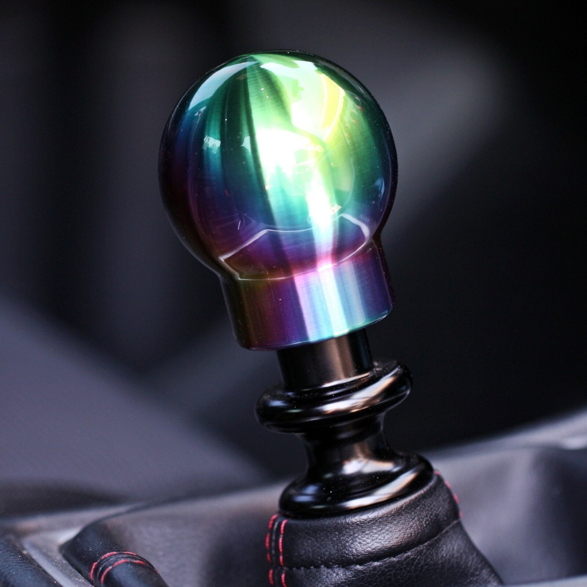 SSCO LB 605 GRAMS LIGHT BULB GLOSS NEO CHROME 5 6 SPEED SHIFT KNOB