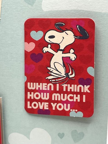 Valentines Day Card Snoopy & Friends Many Valentines Hallmark Card NEW - Picture 13 of 21