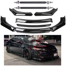 Body Kit Glossy Black For Acura Tl Tlx Ilx Front Bumper Lip Spoiler Splitter Body Kit Glossy Black For Acura Tl Tlx Ilx Front Bumper Lip Spoiler Splitter