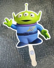 Toy Story  Little Green Men Buzz Lightyear| 8" c 12" FAN SIGN on Stick NEW face
