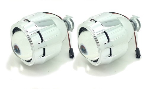 2 x 2.5" Bi-Xenon HID For Mini Retrofit Projectors Lens H1 Shroud Lights LED - Picture 11 of 13