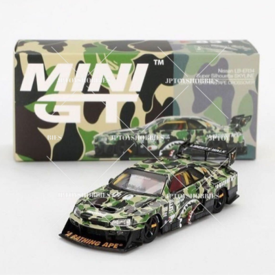 BAPE MINI GT ミニカー Tokyo Auto Salon 2025 MINI GT BAPE LBWK Mazda RX-7 LB Super