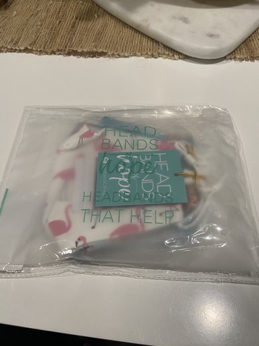 Headbands of Hope S/3 Adjustable Two Layer Face Coverings Turquoise NWT - Picture 2 of 4