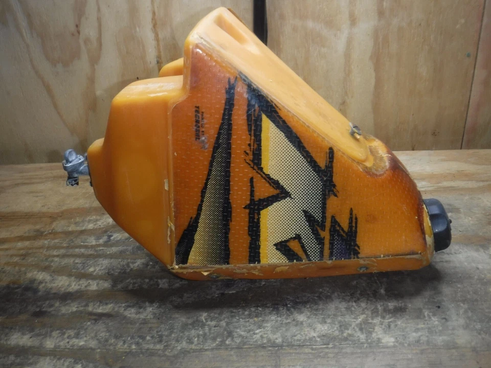 KTM 125 EXC 1996 tanque de gasolina pila naranja plástico Foto 3 de 4