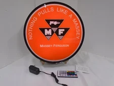 Massey-Ferguson Round LED Display lighted sign lightbox Wall Hanging