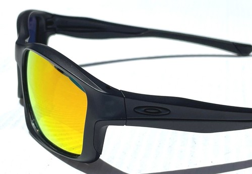NEW Oakley CHAINLINK Matte Black POLARIZED Galaxy Ruby Lens Sunglass 9247-15 - Picture 4 of 12