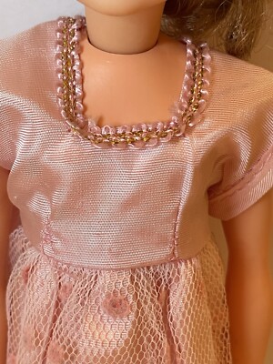 Vintage 1960s Tammy Doll Clone Dress Pink Swiss Dot Tulle | eBay