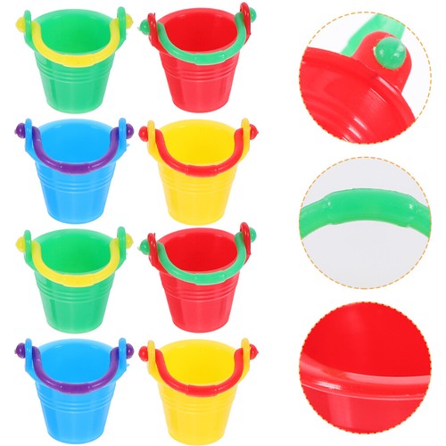 10 Pcs Mini Bucket Little Sand Pails Miniatures for Decorations Buckets Child - Picture 4 of 12