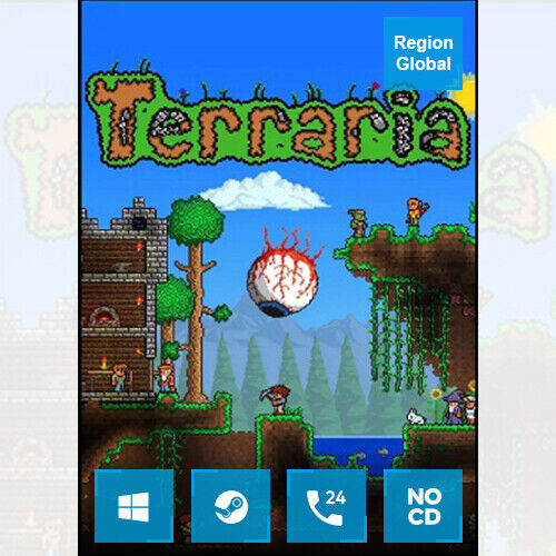 TERRARIA for PC Game Steam Key Region Free