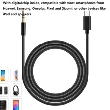 Type C Audio Cable USB Type-C Male To 3.5mm Jack Male Car AUX Audio Adapter