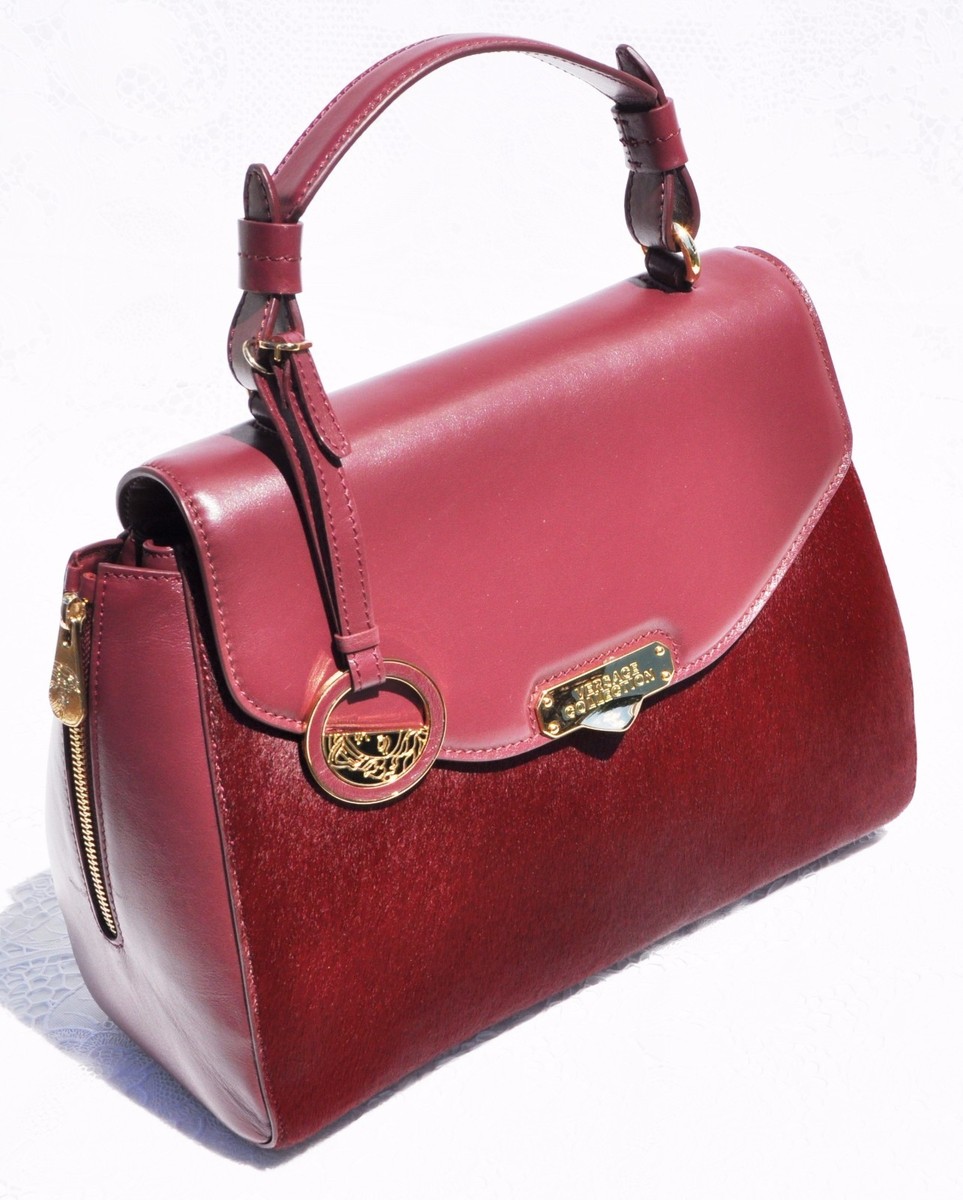 Versace Collection Women's Top Handle Calf Hair&Leather