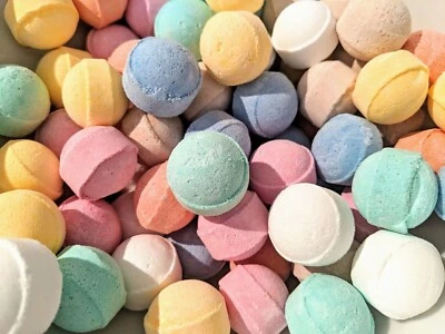 BATH BUBBLE AND BEYOND Mini Scented Bath Bombs Marbles Chill Pills Fizzies Assorted *SAME DAY DISPATCH*
