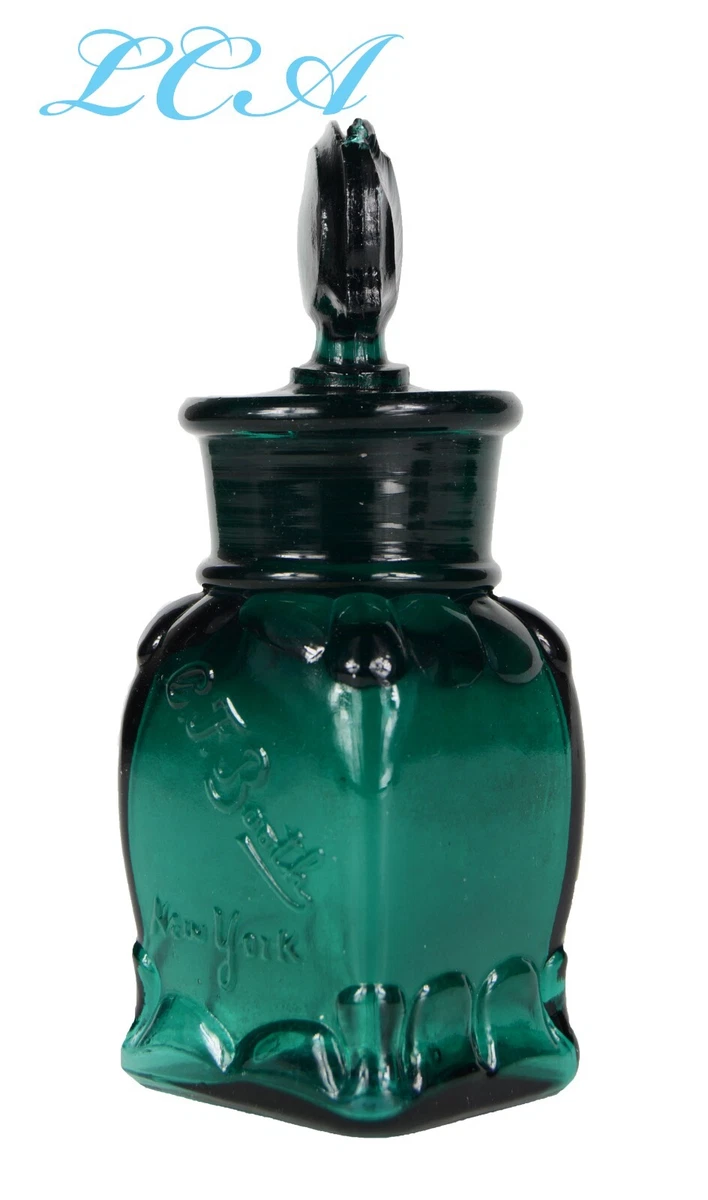 Glass Blue Collectible Decorative Bottles Original 1850-1899 Time